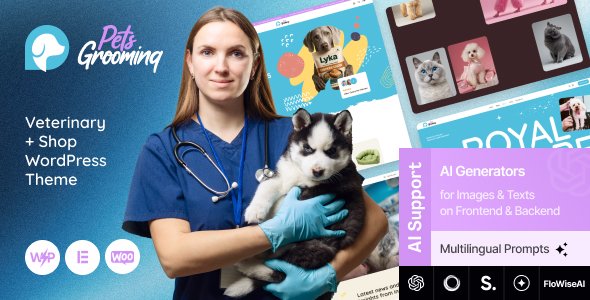 Pets Grooming WordPress theme