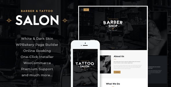 Salon WordPress theme