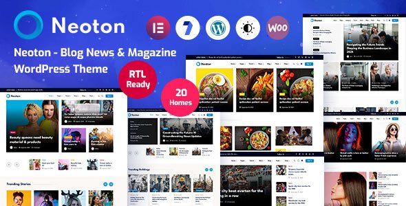 Neoton WordPress theme