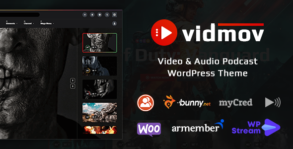 VidMov WordPress theme