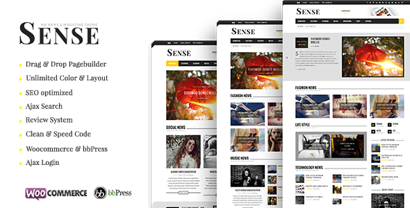 Sense WordPress theme