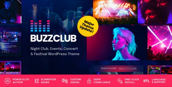 Buzz Club WordPress theme