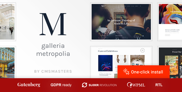 Galleria Metropolia WordPress theme