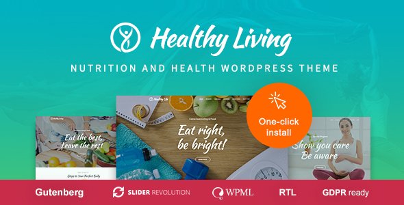 Healthy Living WordPress theme