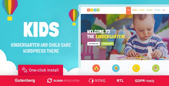 Kids WordPress theme