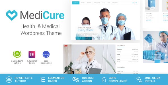MediCure – Health & Medical WordPress Theme WordPress theme