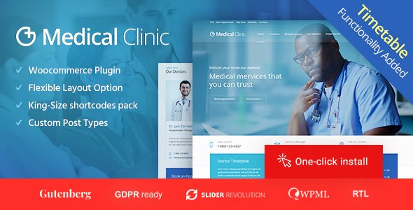 Medical Clinic WordPress theme