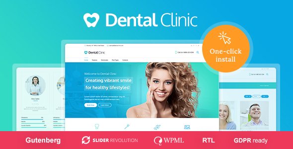 Medical and Dentist WordPress Theme WordPress theme