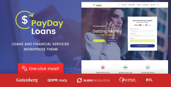 Payday Loans WordPress theme