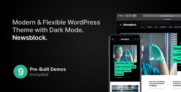 Newsblock WordPress theme
