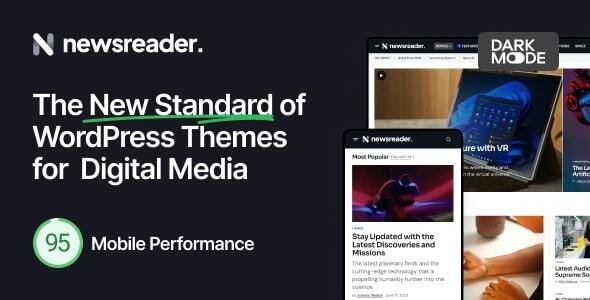 Newsreader WordPress theme