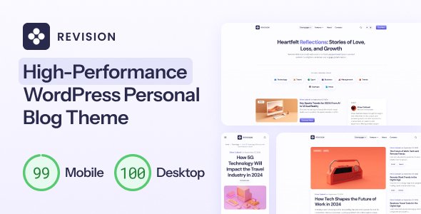 Revision WordPress theme