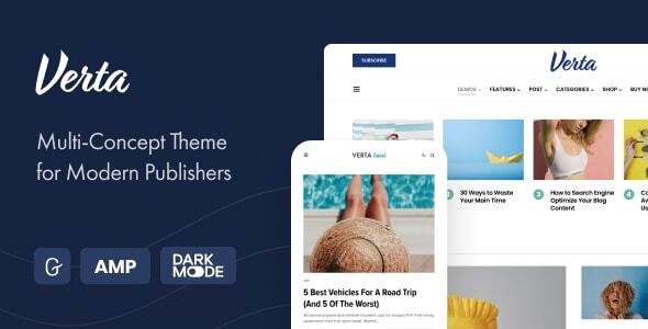 Verta WordPress theme