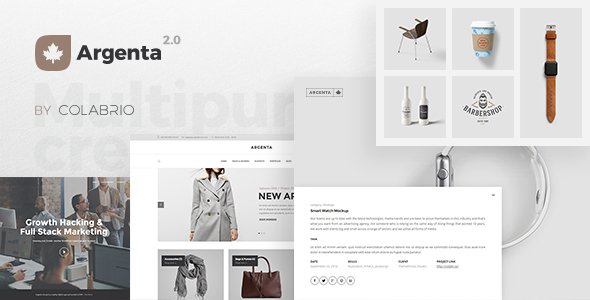 Argenta WordPress theme