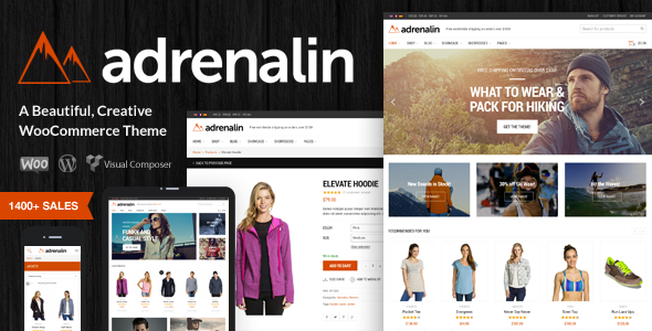 Adrenalin WordPress theme