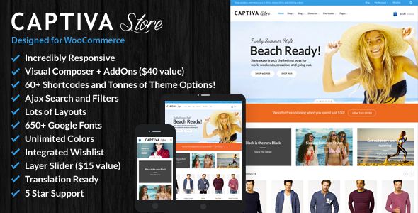Captiva WordPress theme