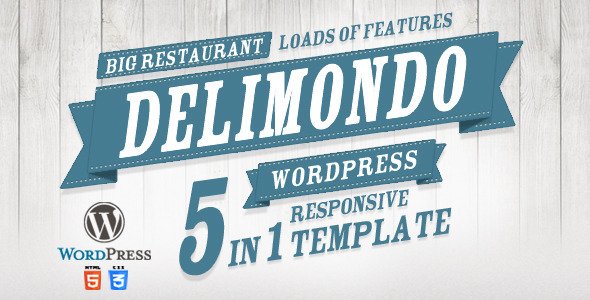 Delimondo Responsive WordPress Theme WordPress theme