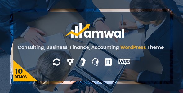 Amwal WordPress theme