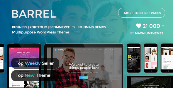 Barrel WordPress theme