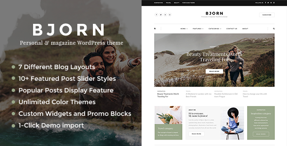 Bjorn WordPress theme