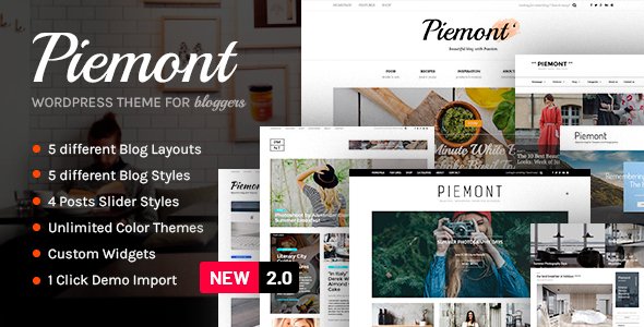 Piemont WordPress theme