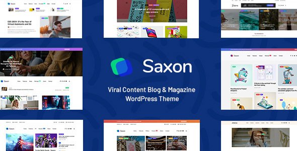 Saxon WordPress theme