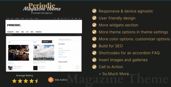 Periodic WordPress theme