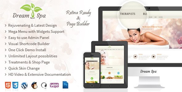 Dream Spa WordPress theme