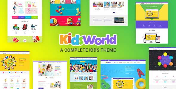 Kids Heaven WordPress theme