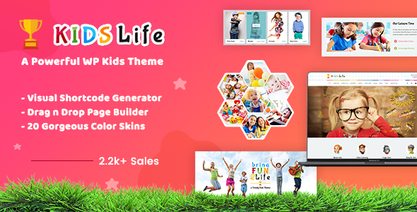Kids Life WordPress theme