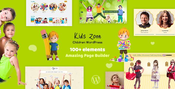 Kids Zone WordPress theme
