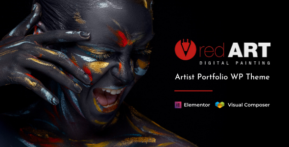 Red Art WordPress theme