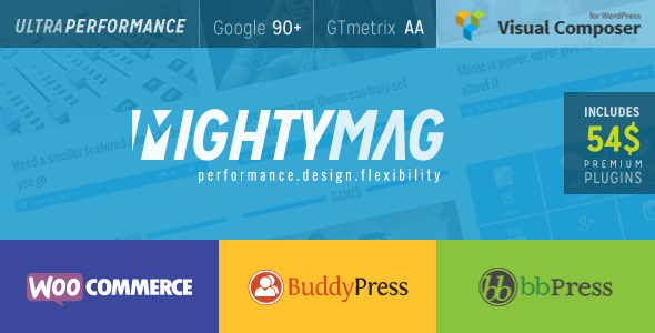 MightyMag WordPress theme