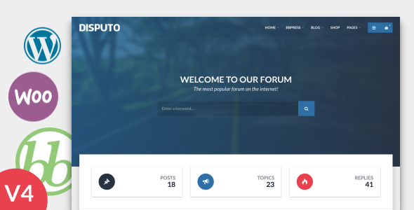 Disputo WordPress theme