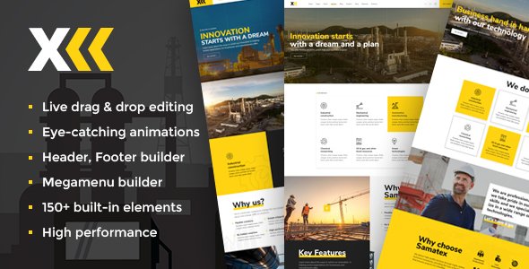 Samatex WordPress theme
