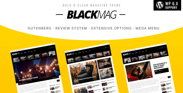 BLACKMAG WordPress theme
