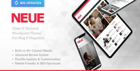 NEUE WordPress theme