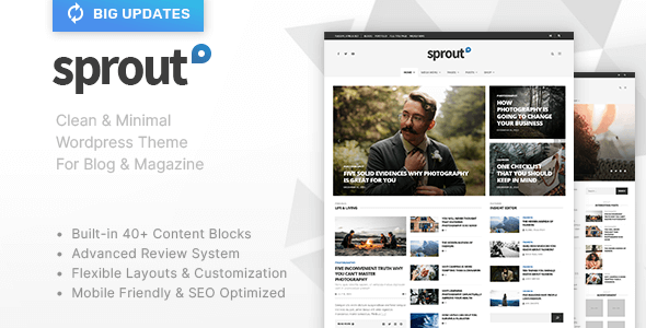 Sprout WordPress theme