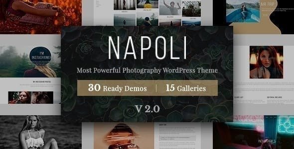 Napoli Photography WordPress Theme WordPress theme