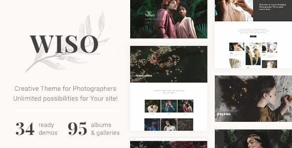 Wiso Photography WordPress theme