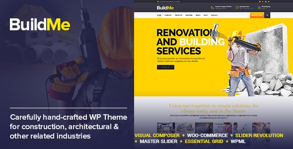 BuildMe WordPress theme