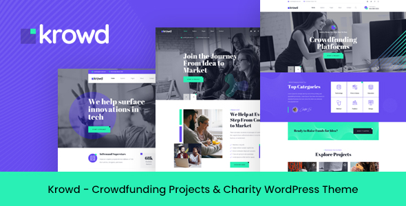 Krowd WordPress theme