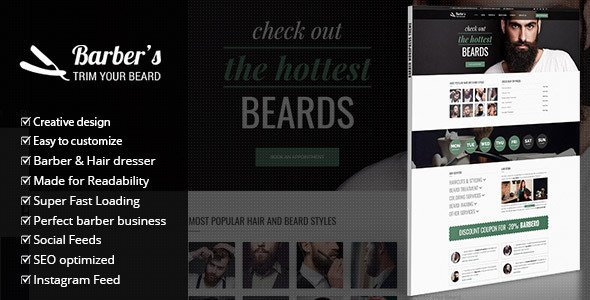 Barber WordPress theme