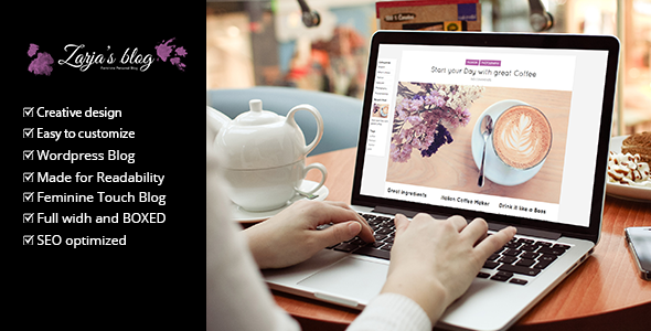 Zarja WordPress theme