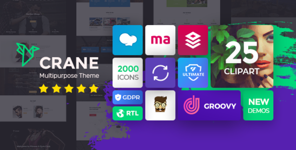 Crane WordPress theme
