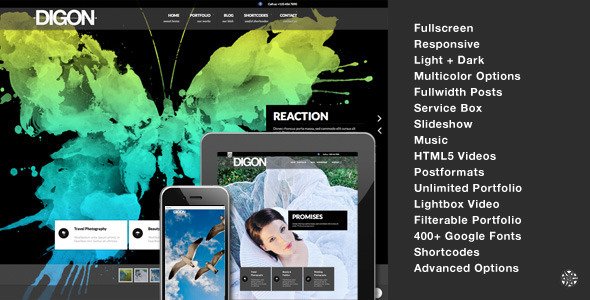 Digon WordPress theme