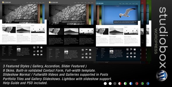 Studio Box WordPress theme