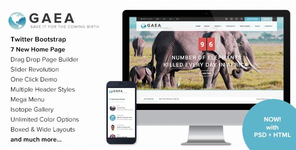 Gaea WordPress theme