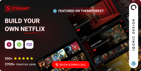 Streamit WordPress theme