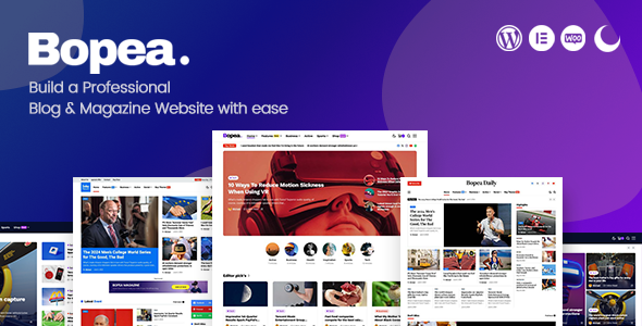 Bopea WordPress theme